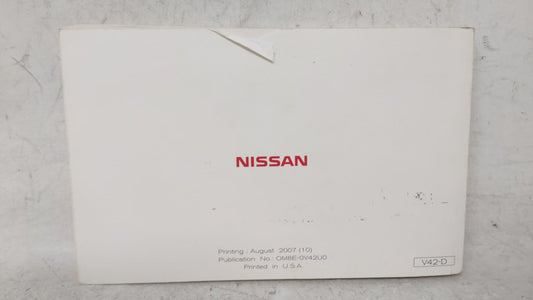 2008 Nissan Quest Owners Manual Book Guide OEM Used Auto Parts