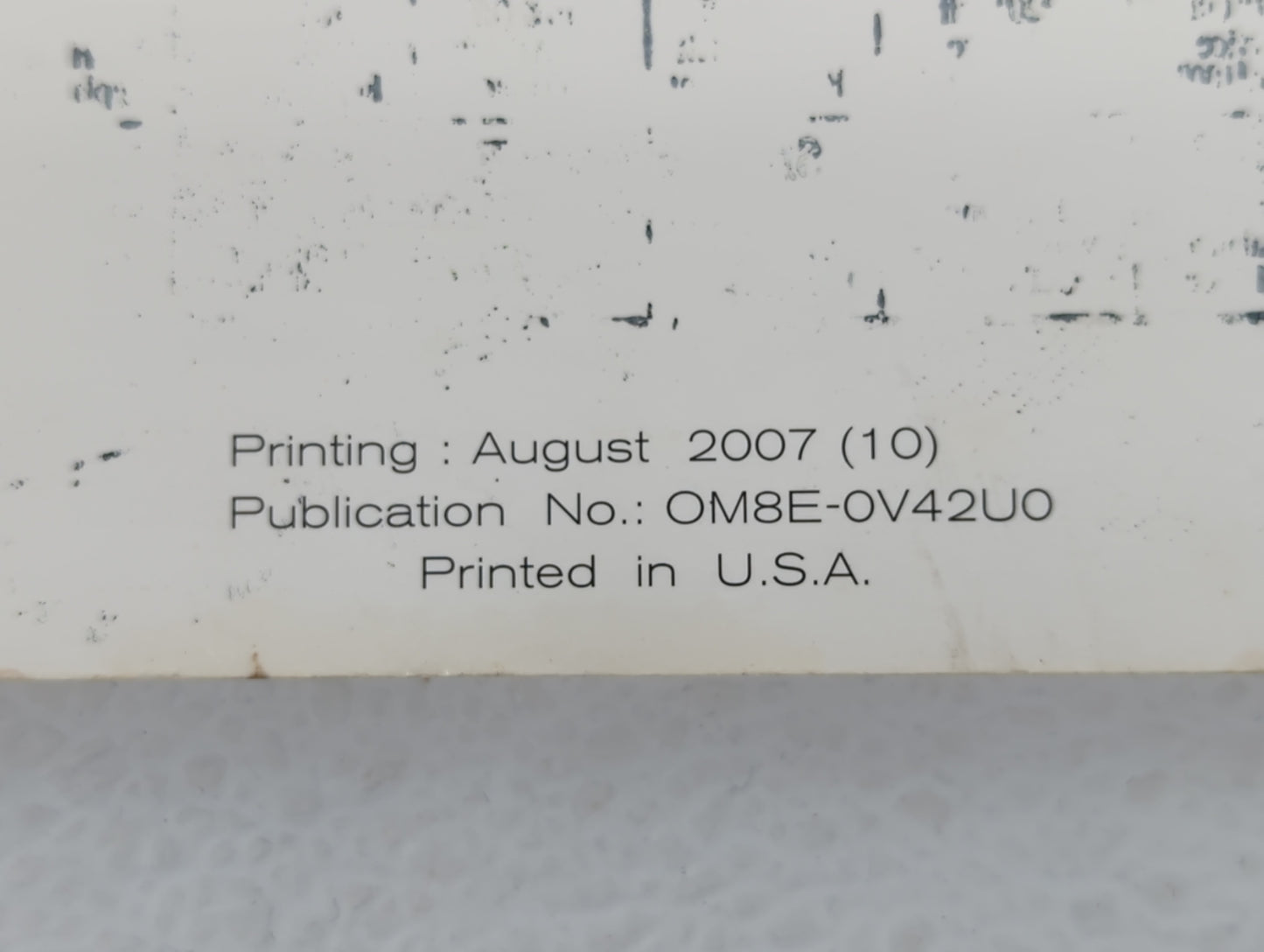 2008 Nissan Quest Owners Manual Book Guide P/N:OM8E-0V42U0 OEM Used Auto Parts - Oemusedautoparts1.com