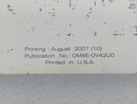 2008 Nissan Quest Owners Manual Book Guide P/N:OM8E-0V42U0 OEM Used Auto Parts - Oemusedautoparts1.com