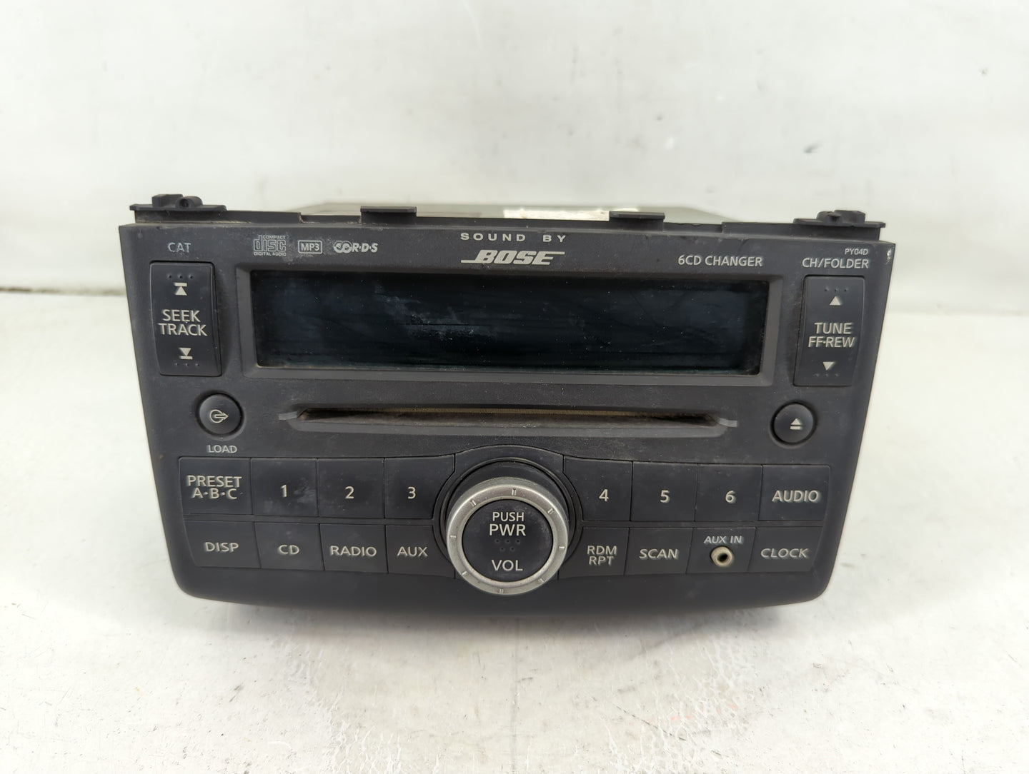2008-2009 Nissan Rogue Radio AM FM Cd Player Receiver Replacement Fits Fits 2008 2009 OEM Used Auto Parts - Oemusedautoparts