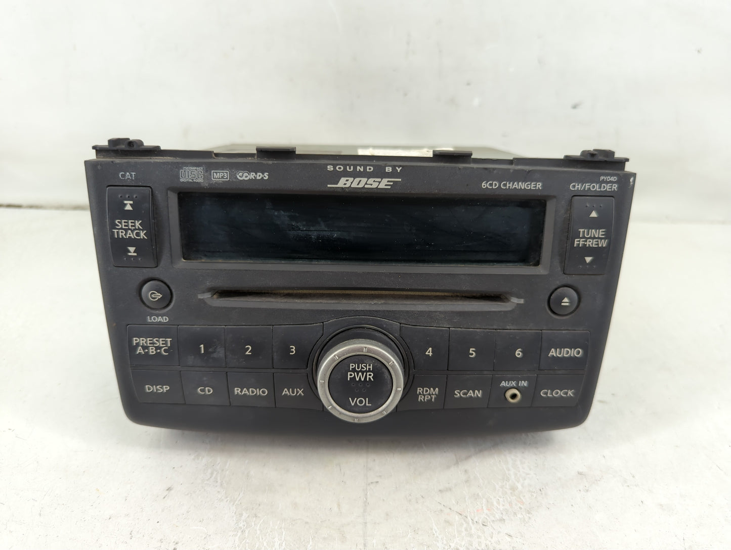 2008-2009 Nissan Rogue Radio AM FM Cd Player Receiver Replacement Fits Fits 2008 2009 OEM Used Auto Parts - Oemusedautoparts