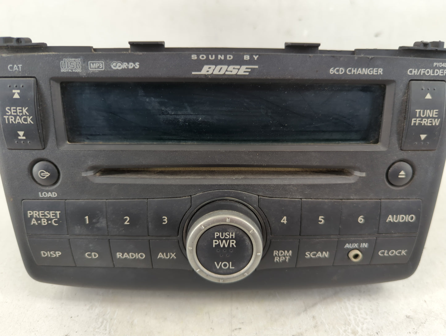 2008-2009 Nissan Rogue Radio AM FM Cd Player Receiver Replacement Fits Fits 2008 2009 OEM Used Auto Parts - Oemusedautoparts