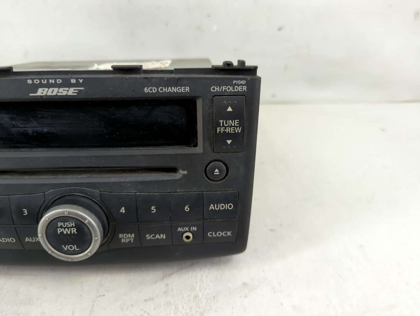2008-2009 Nissan Rogue Radio AM FM Cd Player Receiver Replacement Fits Fits 2008 2009 OEM Used Auto Parts - Oemusedautoparts
