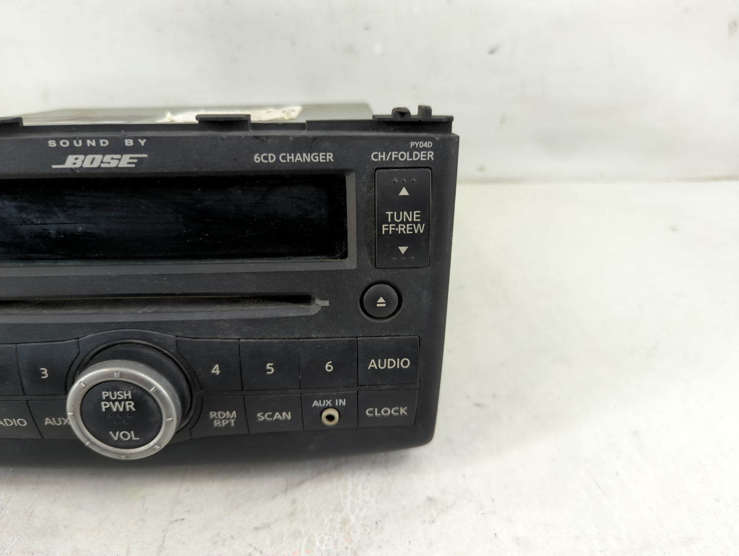 2008-2009 Nissan Rogue Radio AM FM Cd Player Receiver Replacement Fits Fits 2008 2009 OEM Used Auto Parts - Oemusedautoparts
