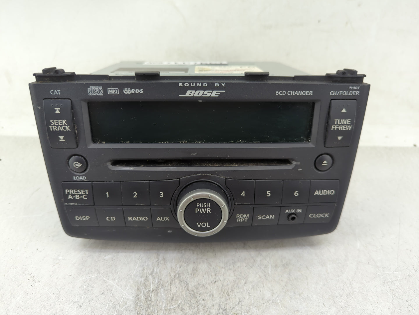 2008-2009 Nissan Rogue Radio AM FM Cd Player Receiver Replacement P/N:28185-JM200 Fits Fits 2008 2009 OEM Used Auto Parts - 