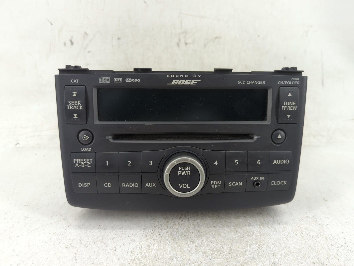 2008-2009 Nissan Rogue Radio AM FM Cd Player Receiver Replacement P/N:28185 JM200 Fits Fits 2008 2009 OEM Used Auto Parts - 