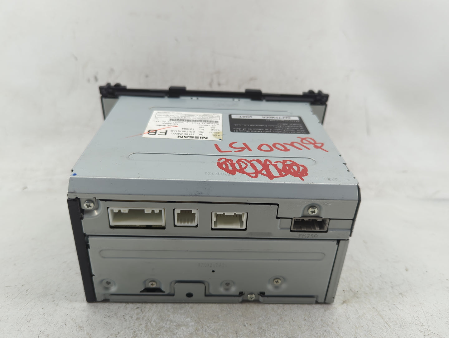 2008-2009 Nissan Rogue Radio AM FM Cd Player Receiver Replacement P/N:28185 JM200 Fits Fits 2008 2009 OEM Used Auto Parts - 