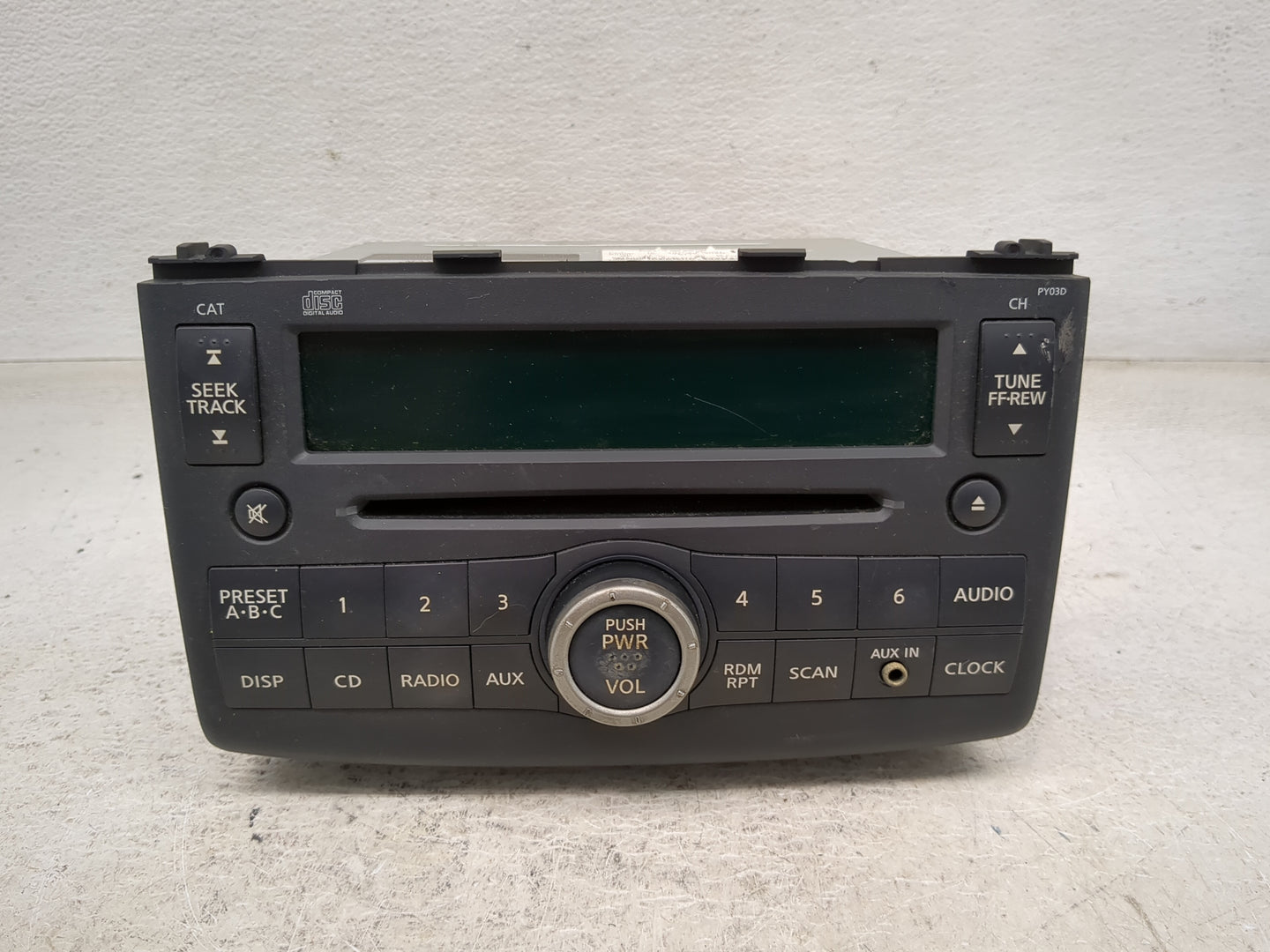 2008 Nissan Rogue Radio AM FM Cd Player Receiver Replacement P/N:28185JM000 CQ-JN5760AD Fits OEM Used Auto Parts - Oemusedau