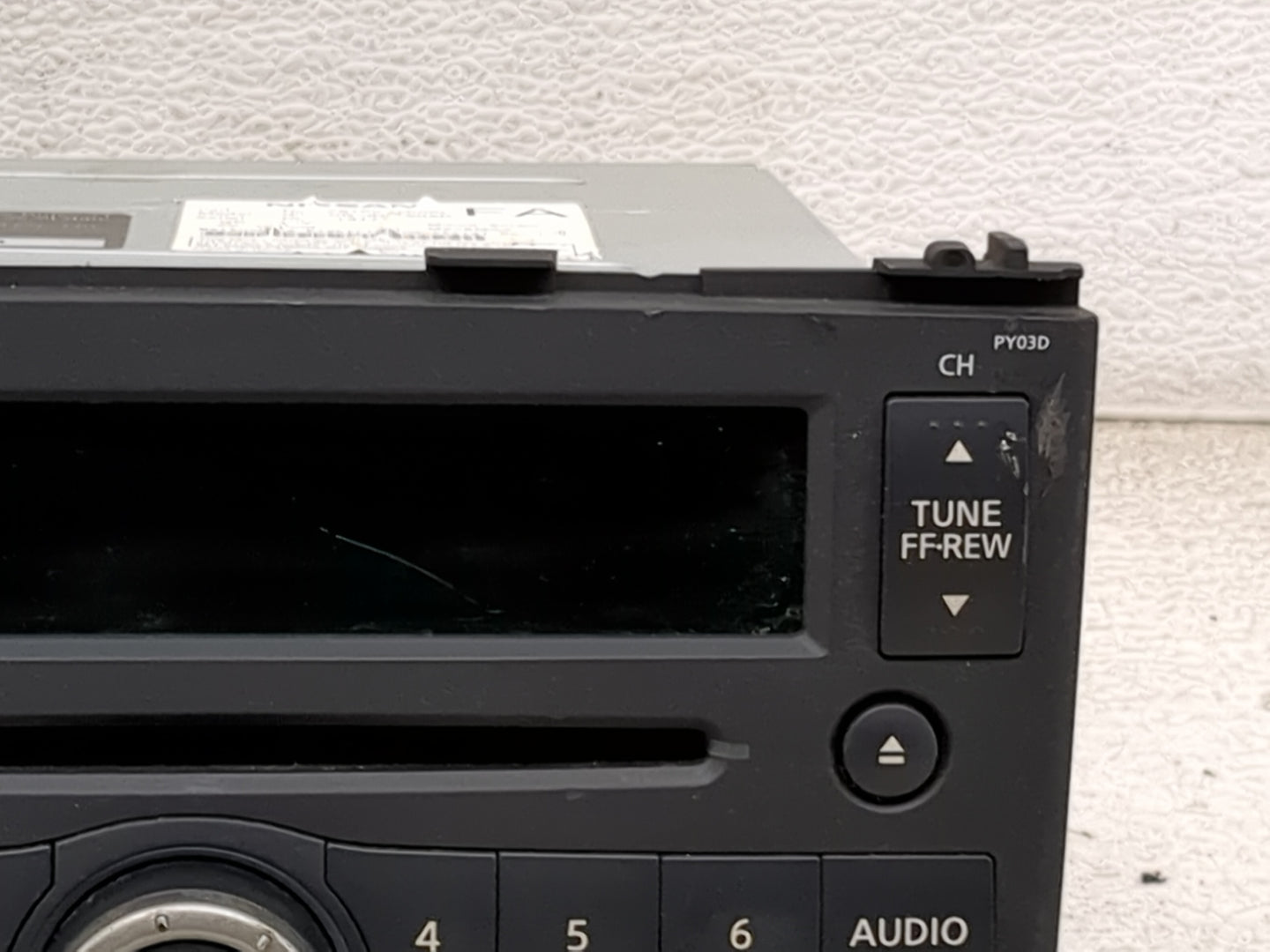 2008 Nissan Rogue Radio AM FM Cd Player Receiver Replacement P/N:28185JM000 CQ-JN5760AD Fits OEM Used Auto Parts - Oemusedau