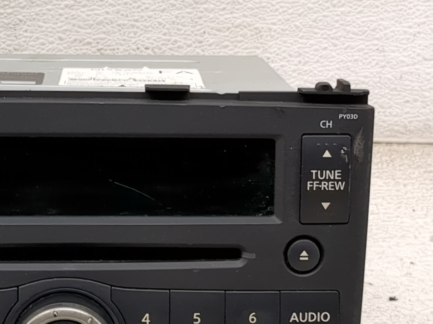 2008 Nissan Rogue Radio AM FM Cd Player Receiver Replacement P/N:28185JM000 CQ-JN5760AD Fits OEM Used Auto Parts - Oemusedau