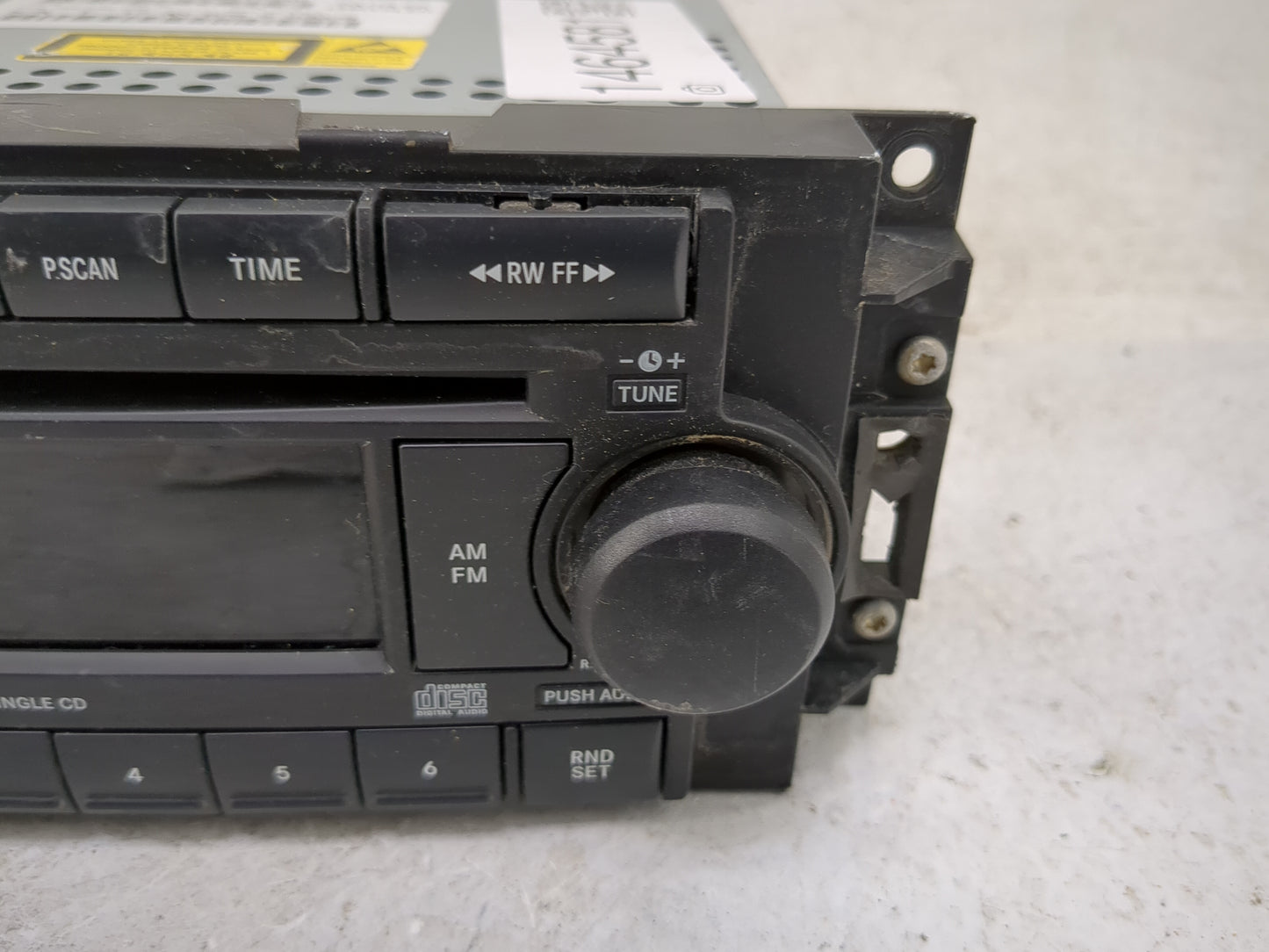 2008 Nissan Rogue Radio AM FM Cd Player Receiver Replacement P/N:P05064173AM Fits OEM Used Auto Parts - Oemusedautoparts1.co