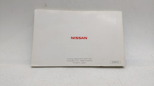 2008 Nissan Rogue Owners Manual Book Guide OEM Used Auto Parts
