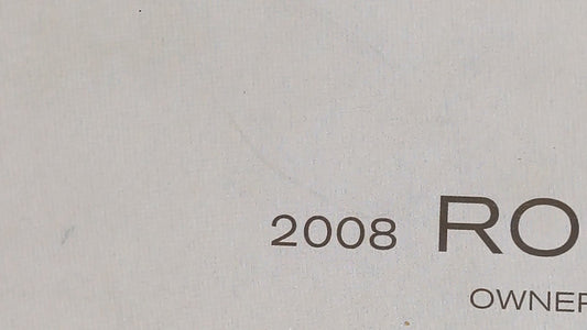 2008 Nissan Rogue Owners Manual Book Guide OEM Used Auto Parts