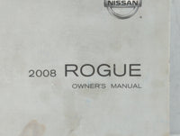2008 Nissan Rogue Owners Manual Book Guide OEM Used Auto Parts - Oemusedautoparts1.com