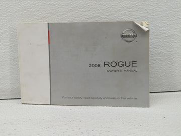 2008 Nissan Rogue Owners Manual Book Guide OEM Used Auto Parts - Oemusedautoparts1.com