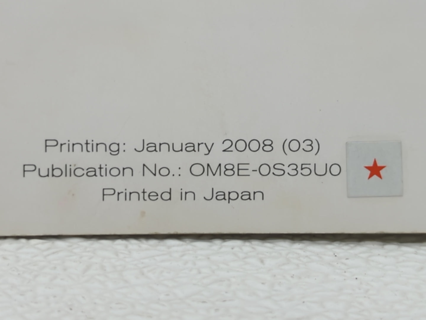 2008 Nissan Rogue Owners Manual Book Guide OEM Used Auto Parts - Oemusedautoparts1.com