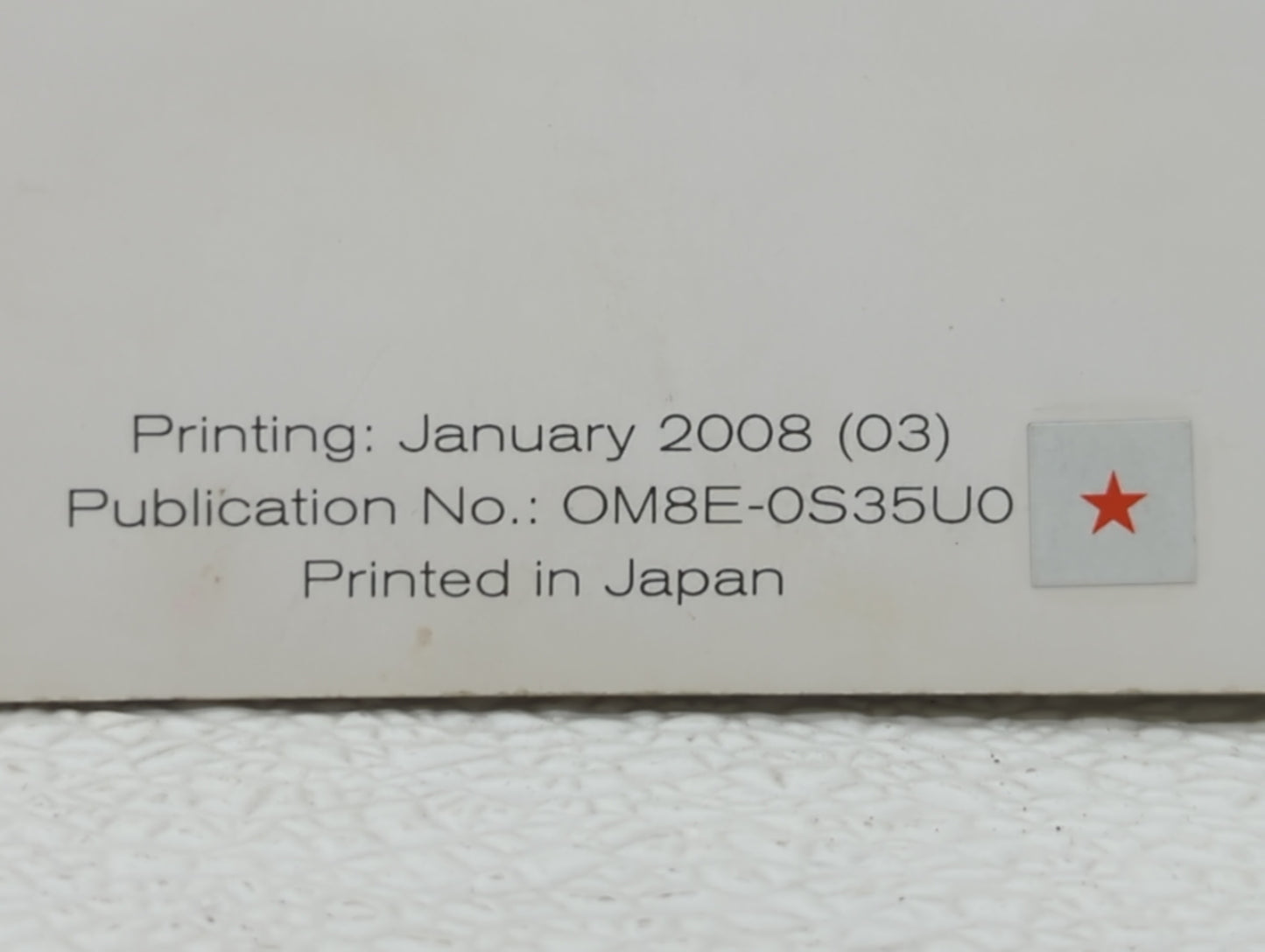 2008 Nissan Rogue Owners Manual Book Guide OEM Used Auto Parts - Oemusedautoparts1.com