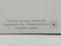 2008 Nissan Rogue Owners Manual Book Guide OEM Used Auto Parts - Oemusedautoparts1.com