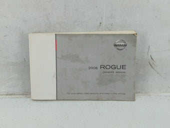 compare product 2008 Nissan Rogue Owners Manual Book Guide P/N:OM8E-0S35U0 OEM Used Auto Parts
