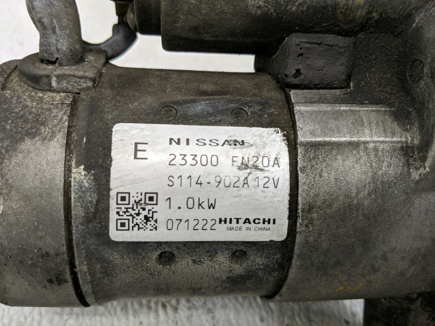 2007-2008 Nissan Sentra Car Starter Motor Solenoid OEM P/N:23300 FN20A Fits Fits 2007 2008 OEM Used Auto Parts - Oemusedauto