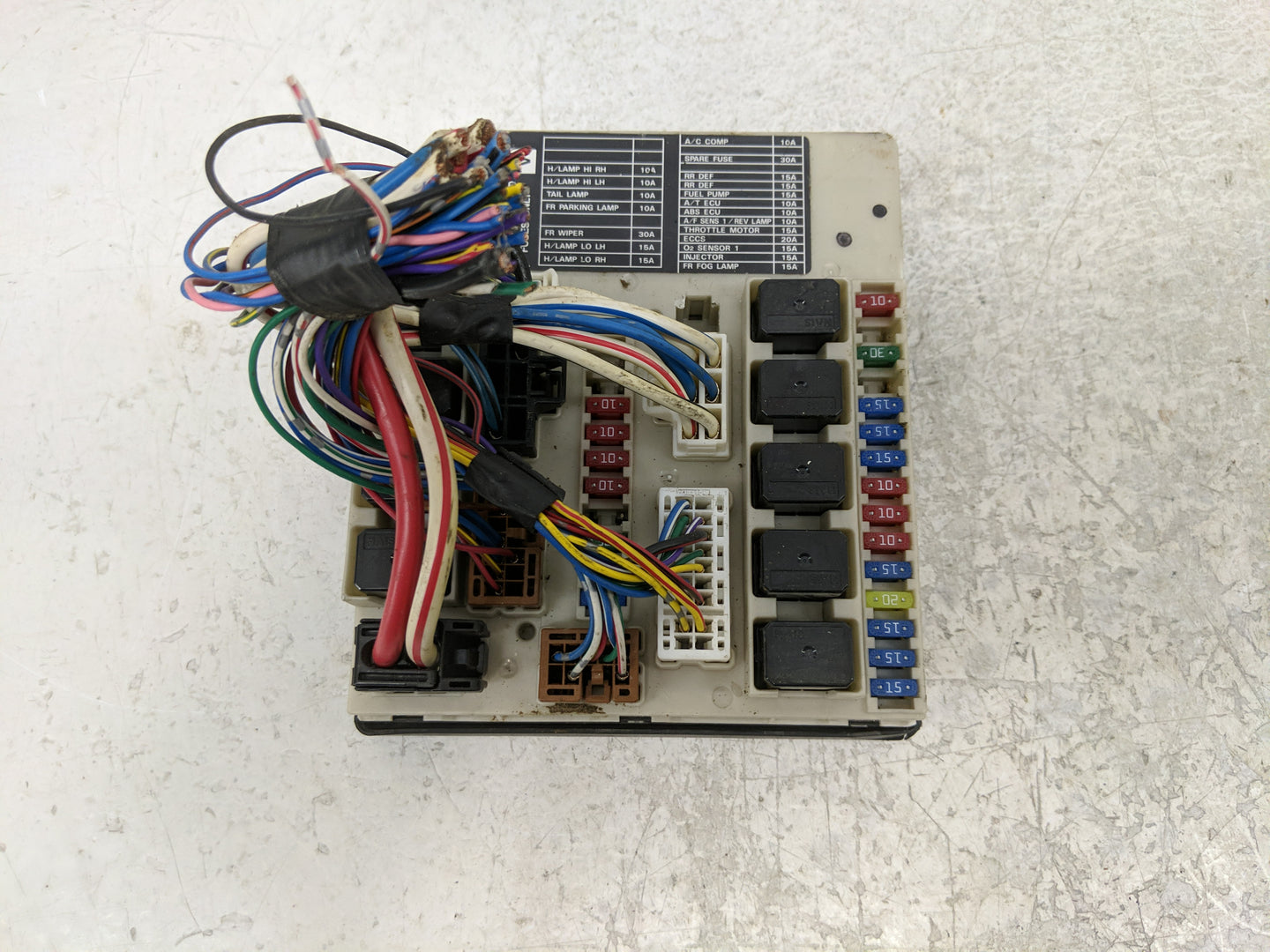 2007-2012 Nissan Sentra Fusebox Fuse Box Panel Relay Module P/N:PP-T30-M10 Fits Fits 2007 2008 2009 2010 2011 2012 OEM Used 
