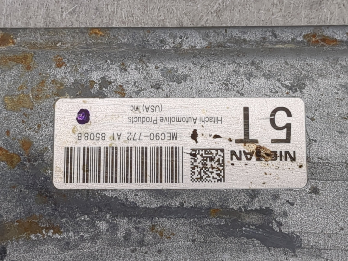 2008 Nissan Sentra PCM Engine Control Computer ECU ECM PCU OEM P/N:MEC90-772 A1 Fits OEM Used Auto Parts - Oemusedautoparts1
