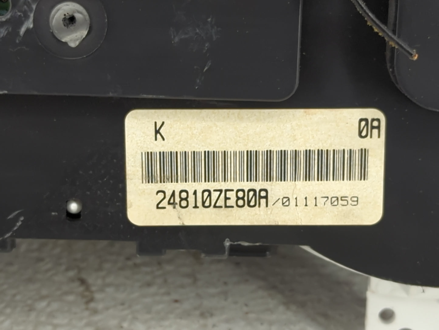 2008 Nissan Sentra Instrument Cluster Speedometer Gauges P/N:24810ZE80A Fits OEM Used Auto Parts - Oemusedautoparts1.com