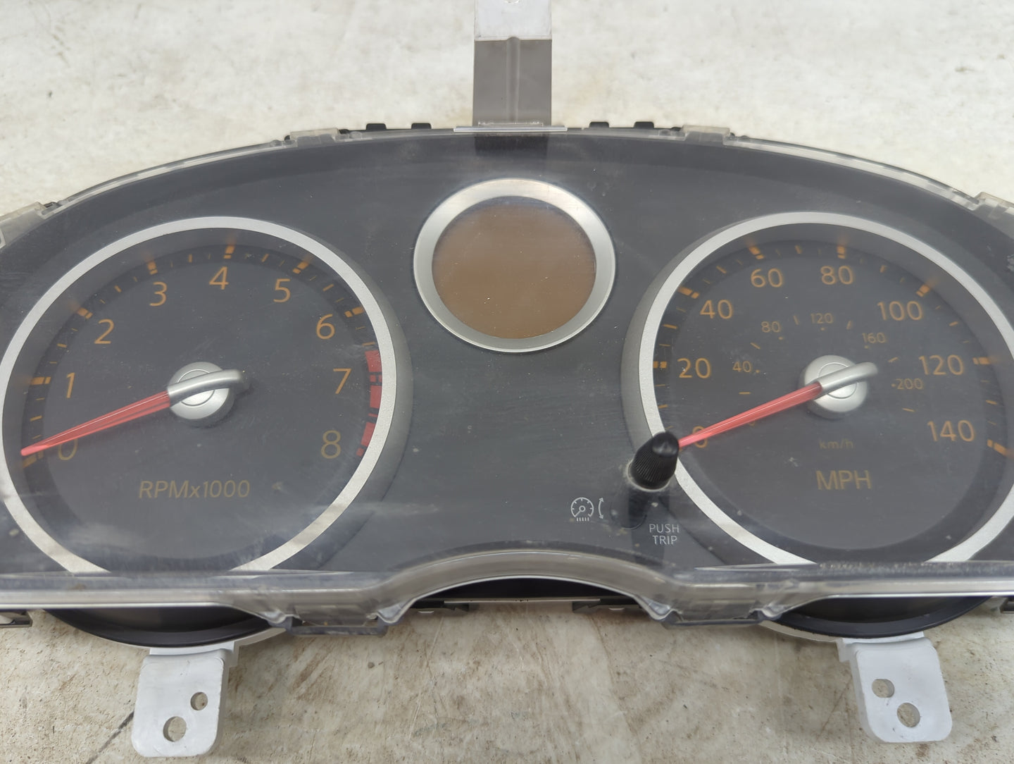 2008 Nissan Sentra Instrument Cluster Speedometer Gauges P/N:24810ZE80A Miles: Fits OEM Used Auto Parts - Oemusedautoparts1.