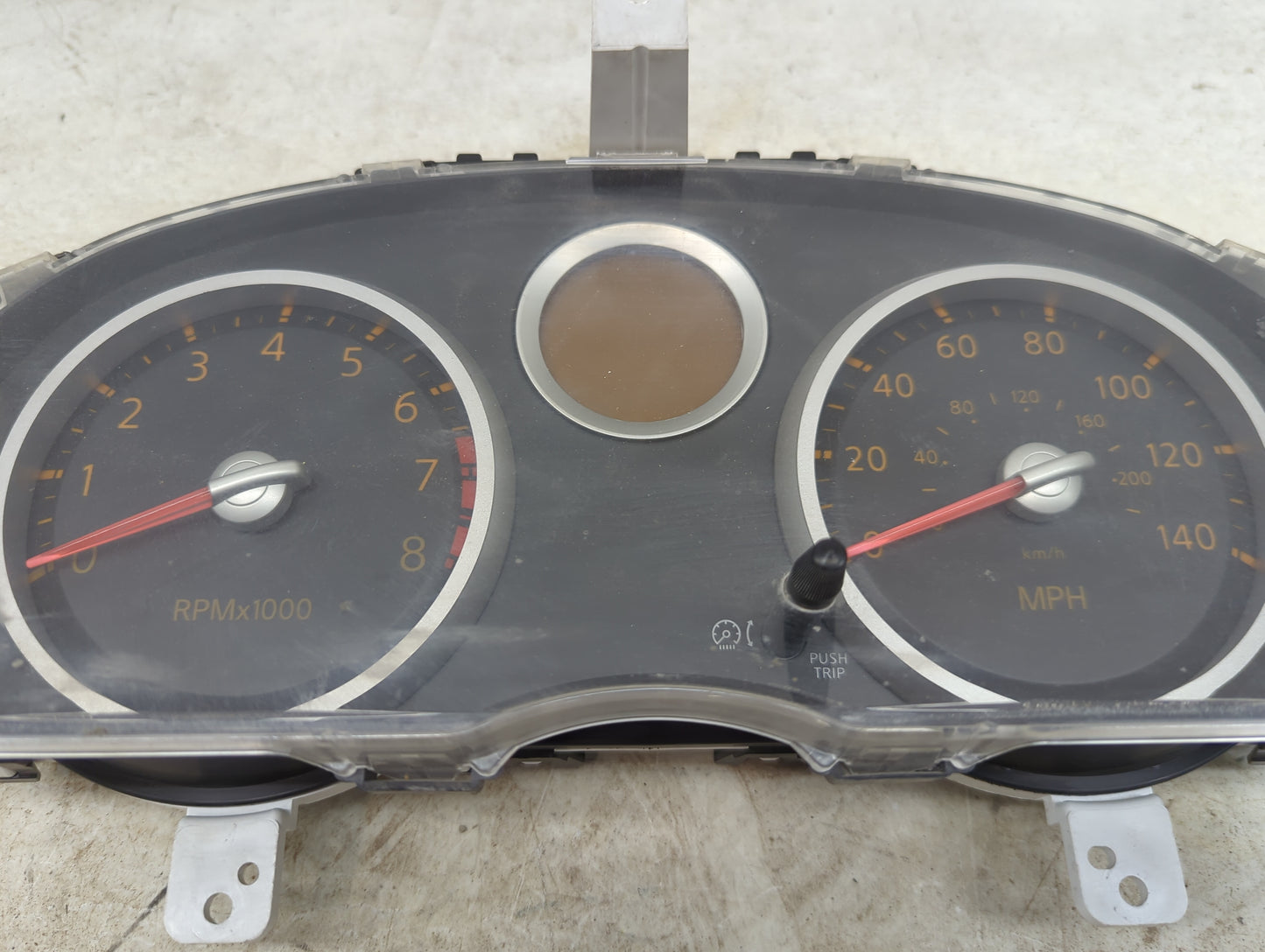 2008 Nissan Sentra Instrument Cluster Speedometer Gauges P/N:24810ZE80A Miles: Fits OEM Used Auto Parts - Oemusedautoparts1.
