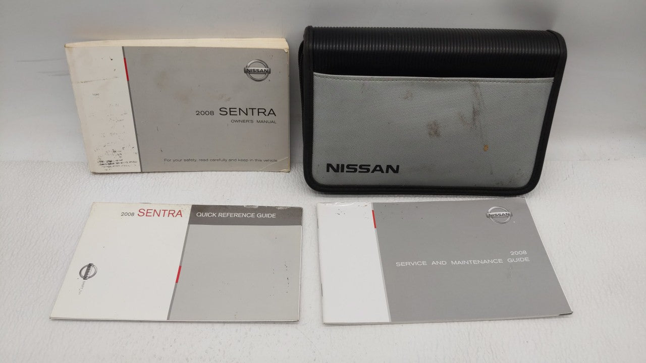 2008 Nissan Sentra Owners Manual Book Guide OEM Used Auto Parts - Oemusedautoparts1.com