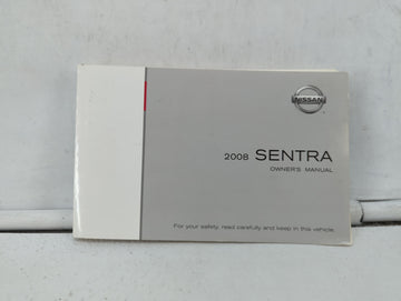 2008 Nissan Sentra Owners Manual Book Guide OEM Used Auto Parts - Oemusedautoparts1.com