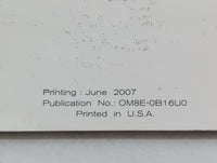 2008 Nissan Sentra Owners Manual Book Guide OEM Used Auto Parts - Oemusedautoparts1.com