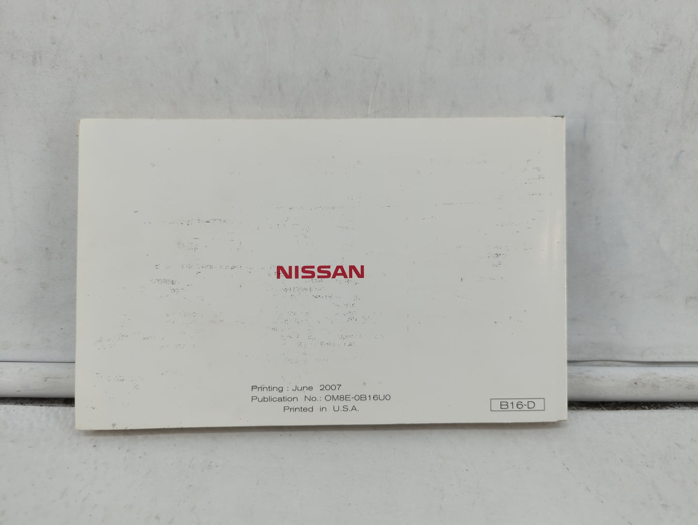 2008 Nissan Sentra Owners Manual Book Guide OEM Used Auto Parts - Oemusedautoparts1.com