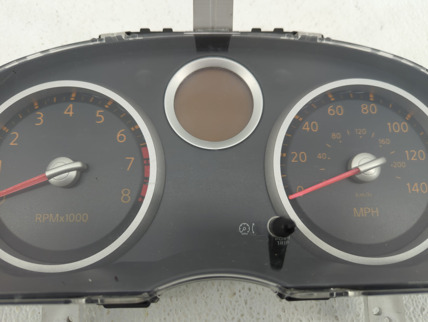 2008 Nissan Sentra Instrument Cluster Speedometer Gauges P/N:24810ZE82C Miles: Fits OEM Used Auto Parts - Oemusedautoparts1.