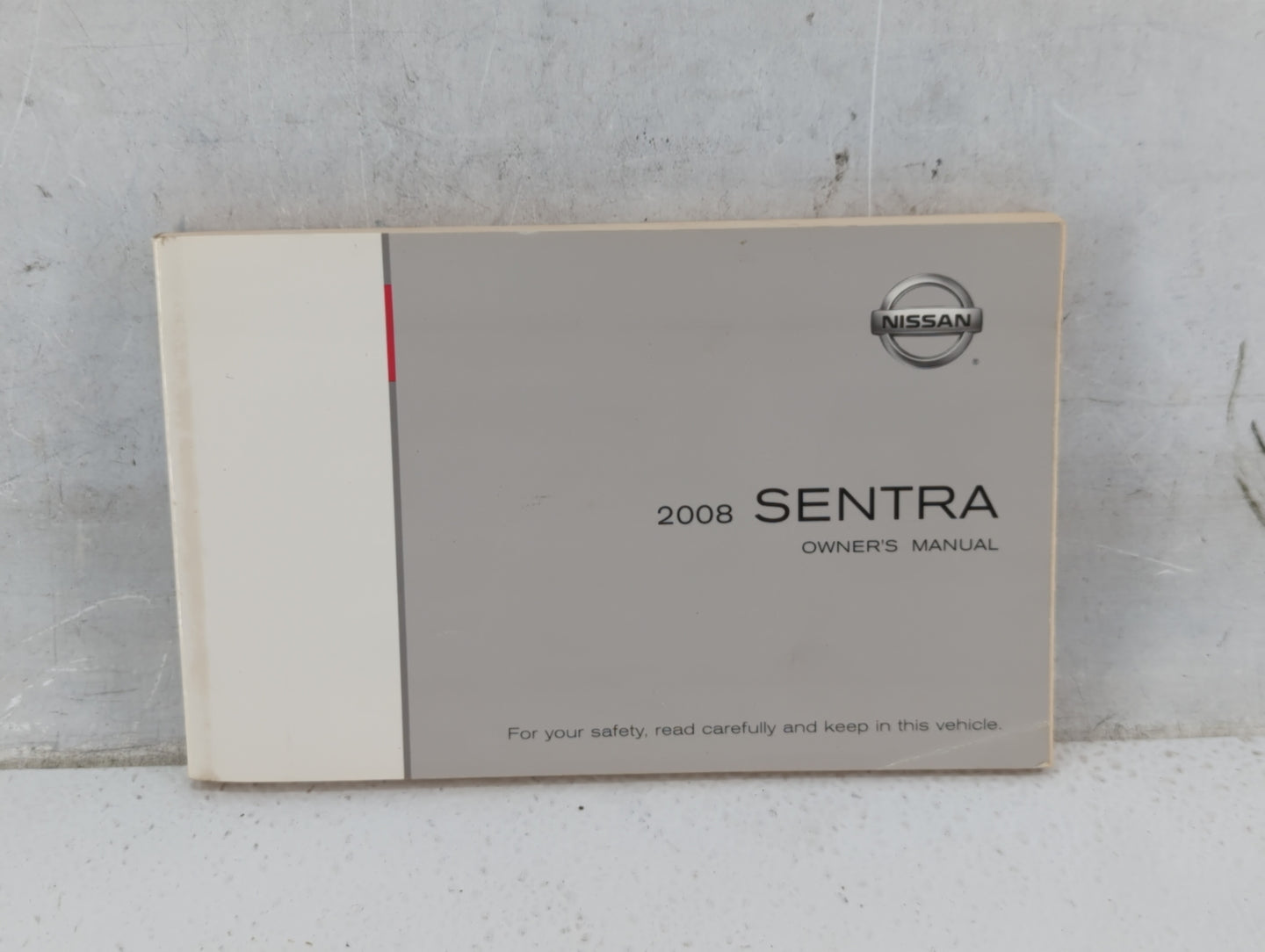 2008 Nissan Sentra Owners Manual Book Guide P/N:OM8E-0B16U0 OEM Used Auto Parts - Oemusedautoparts1.com