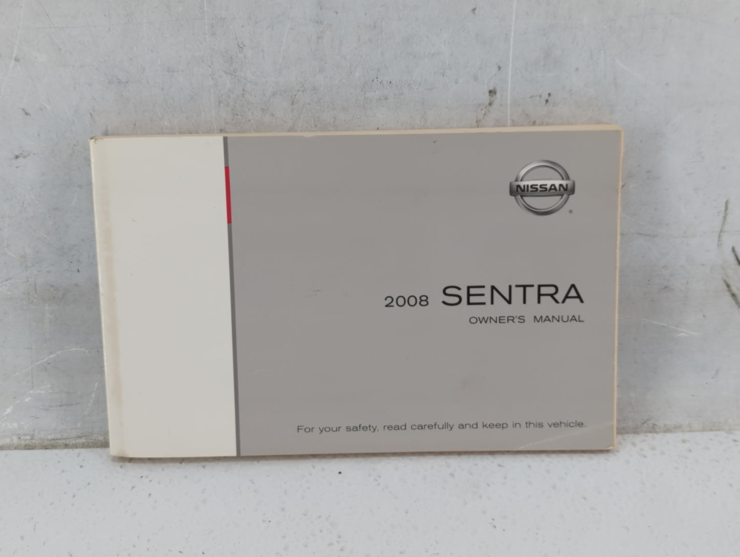 2008 Nissan Sentra Owners Manual Book Guide P/N:OM8E-0B16U0 OEM Used Auto Parts - Oemusedautoparts1.com