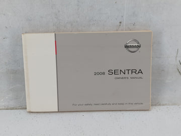 2008 Nissan Sentra Owners Manual Book Guide P/N:OM8E-0B16U0 OEM Used Auto Parts - Oemusedautoparts1.com