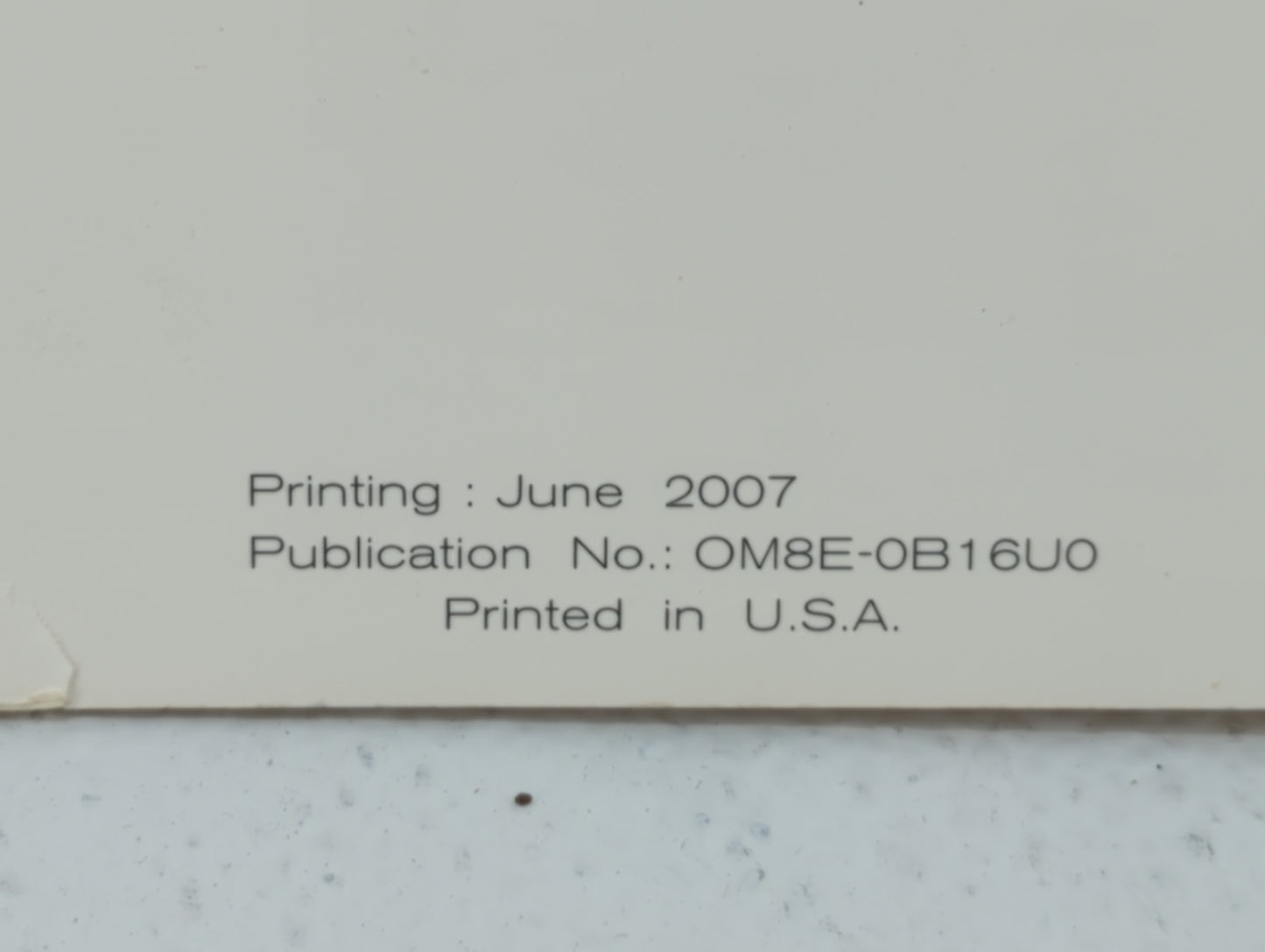 2008 Nissan Sentra Owners Manual Book Guide P/N:OM8E-0B16U0 OEM Used Auto Parts - Oemusedautoparts1.com