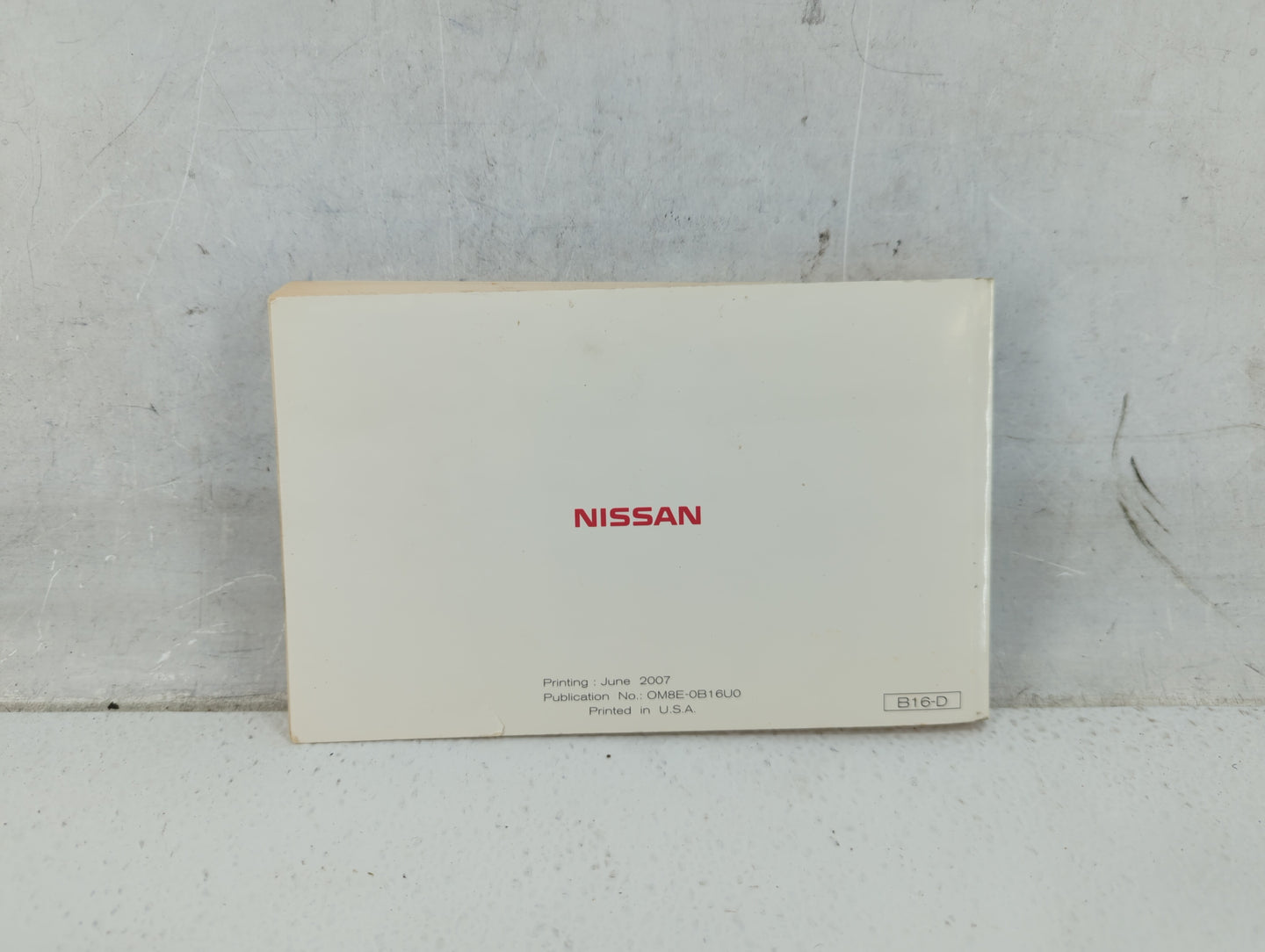 2008 Nissan Sentra Owners Manual Book Guide P/N:OM8E-0B16U0 OEM Used Auto Parts - Oemusedautoparts1.com