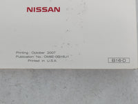 2008 Nissan Sentra Owners Manual Book Guide P/N:OM8E-0B16U1 OEM Used Auto Parts - Oemusedautoparts1.com