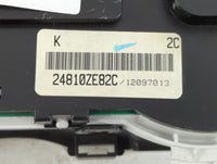 2008 Nissan Sentra Instrument Cluster Speedometer Gauges P/N:24810ZE82C Fits OEM Used Auto Parts - Oemusedautoparts1.com