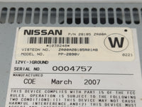 2008 Nissan Titan Radio AM FM Cd Player Receiver Replacement P/N:28185 ZR00A Fits OEM Used Auto Parts - Oemusedautoparts1.co