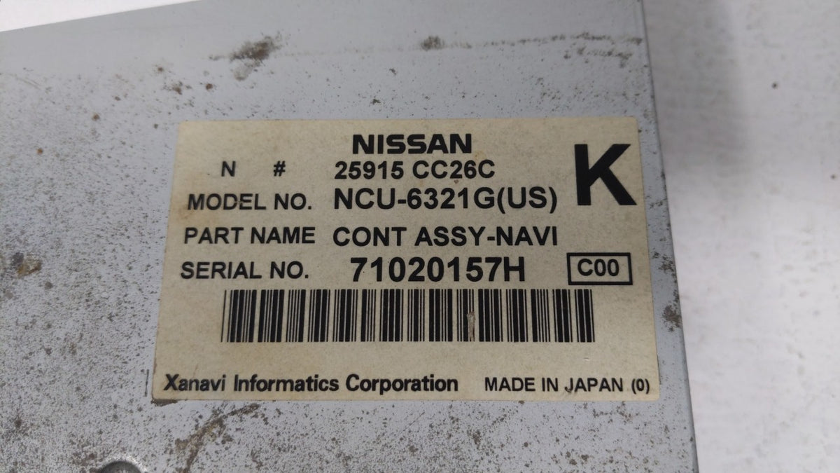 2007-2012 Nissan Titan Information Radio Display Screen - Oemusedautoparts1.com