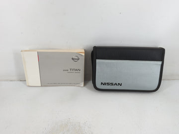 2008 Nissan Titan Owners Manual Book Guide P/N:OM8E 0A60U1 OEM Used Auto Parts - Oemusedautoparts1.com