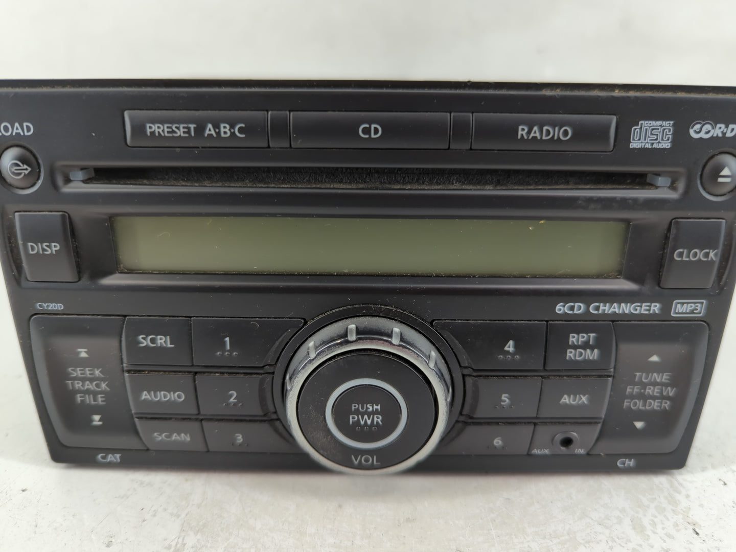 2007-2009 Nissan Versa Radio AM FM Cd Player Receiver Replacement P/N:28185 EM31C Fits Fits 2007 2008 2009 OEM Used Auto Par