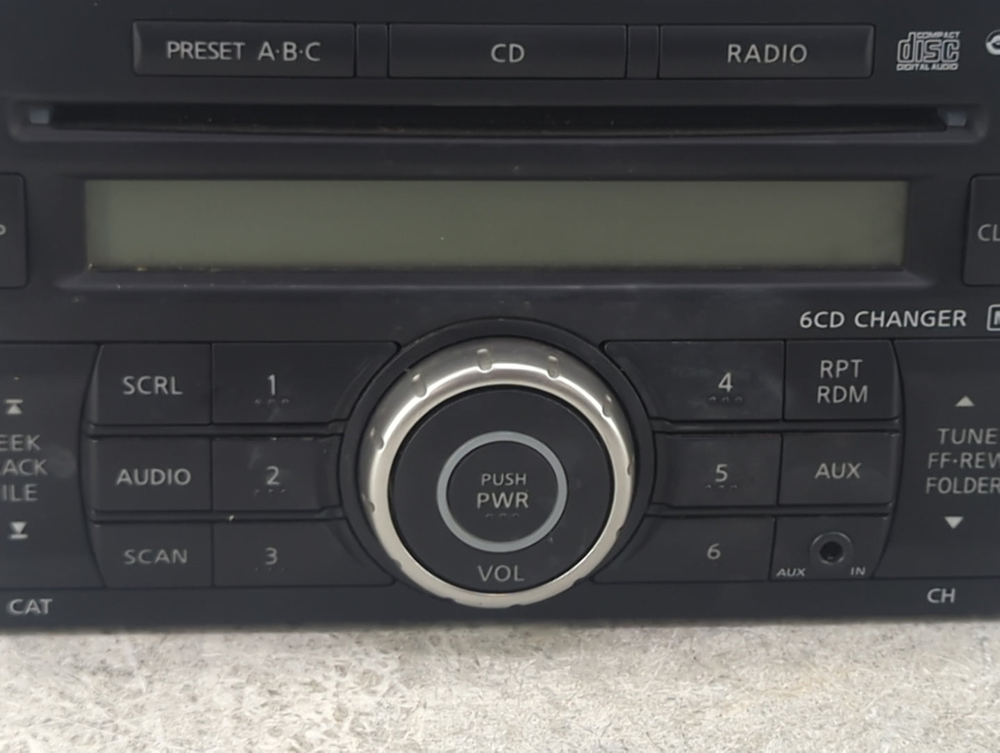 2007-2009 Nissan Versa Radio AM FM Cd Player Receiver Replacement P/N:28185 EM33A PN-2813L Fits Fits 2007 2008 2009 OEM Used