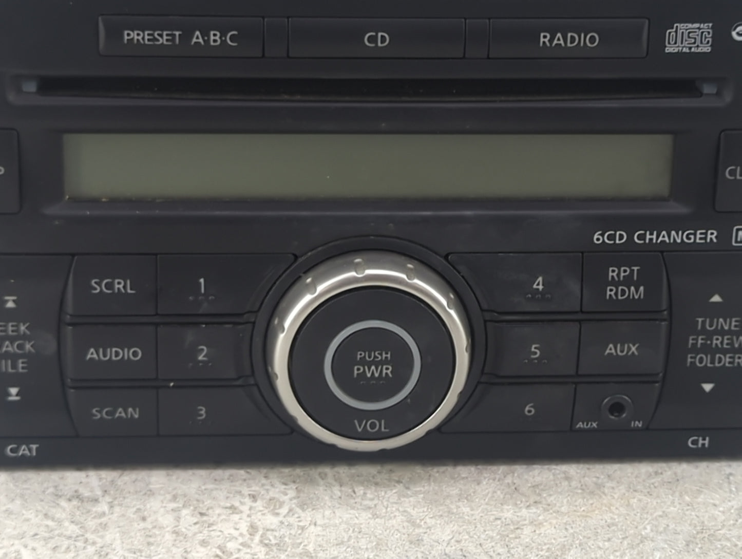 2007-2009 Nissan Versa Radio AM FM Cd Player Receiver Replacement P/N:28185 EM33A PN-2813L Fits Fits 2007 2008 2009 OEM Used