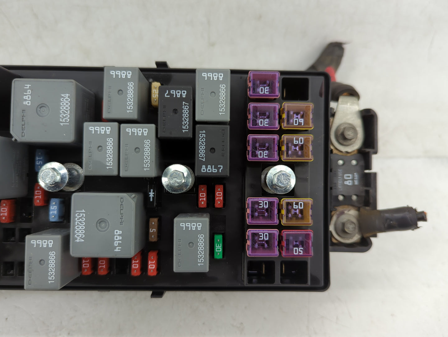 2008 Pontiac G6 Fusebox Fuse Box Panel Relay Module P/N:25883024-02 Fits OEM Used Auto Parts - Oemusedautoparts1.com