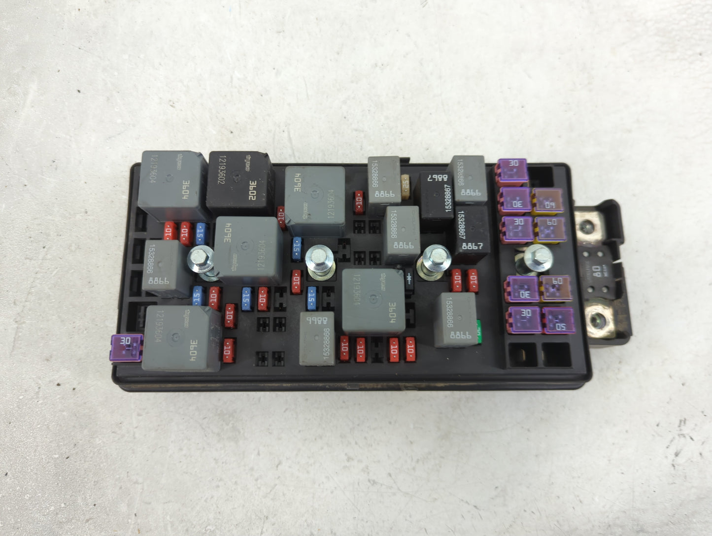 2008 Pontiac G6 Fusebox Fuse Box Panel Relay Module P/N:13573532 Fits OEM Used Auto Parts - Oemusedautoparts1.com