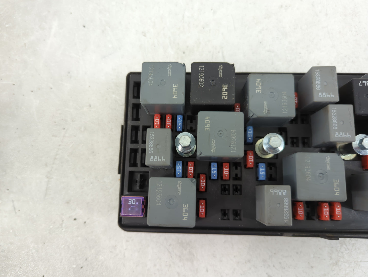 2008 Pontiac G6 Fusebox Fuse Box Panel Relay Module P/N:13573532 Fits OEM Used Auto Parts - Oemusedautoparts1.com